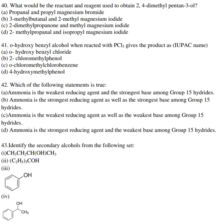 CBSE class 12 chemistry sample paper - question paper